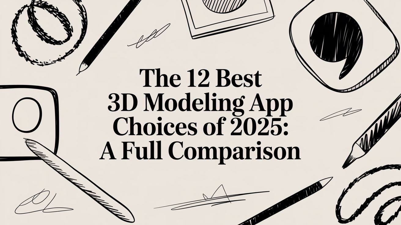The 12 Best 3D Modeling App Choices of 2025: A Full Comparison