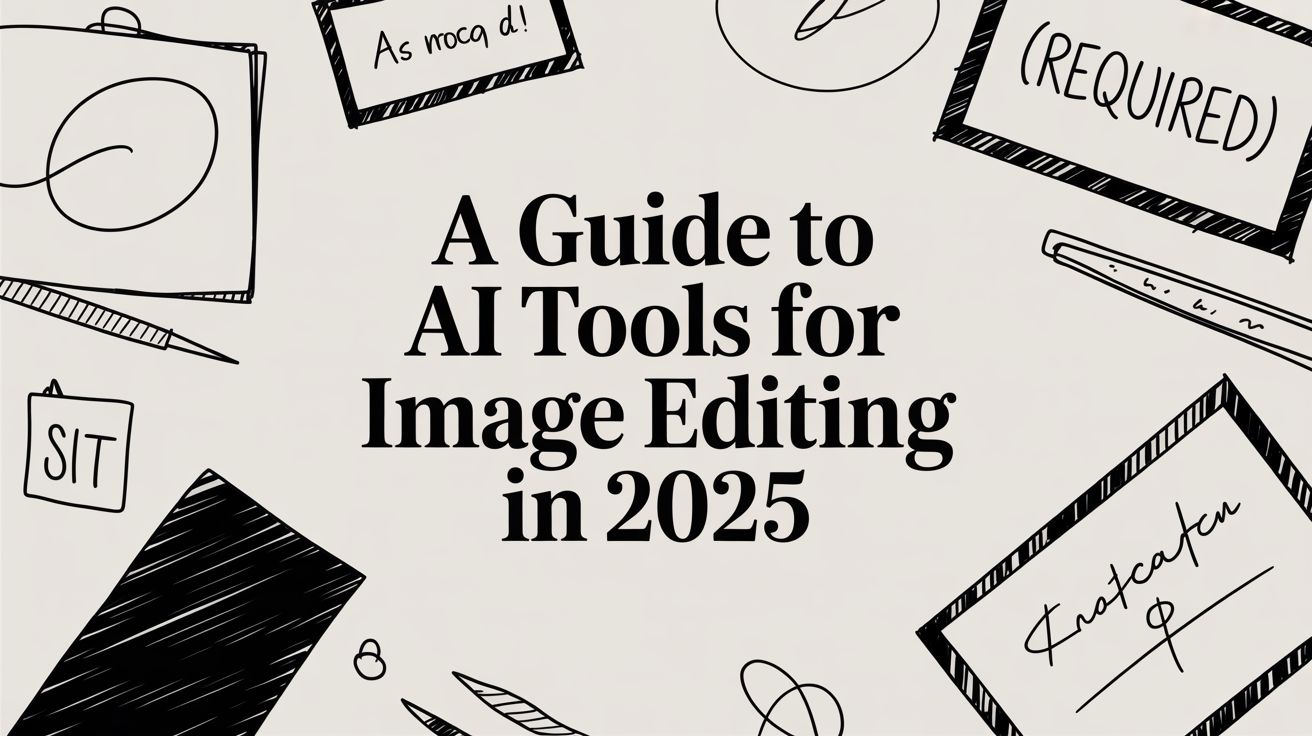 A Guide to ai tools for image editing in 2025