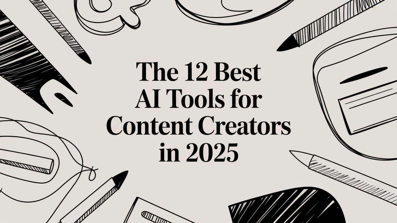 The 12 Best AI Tools for Content Creators in 2025