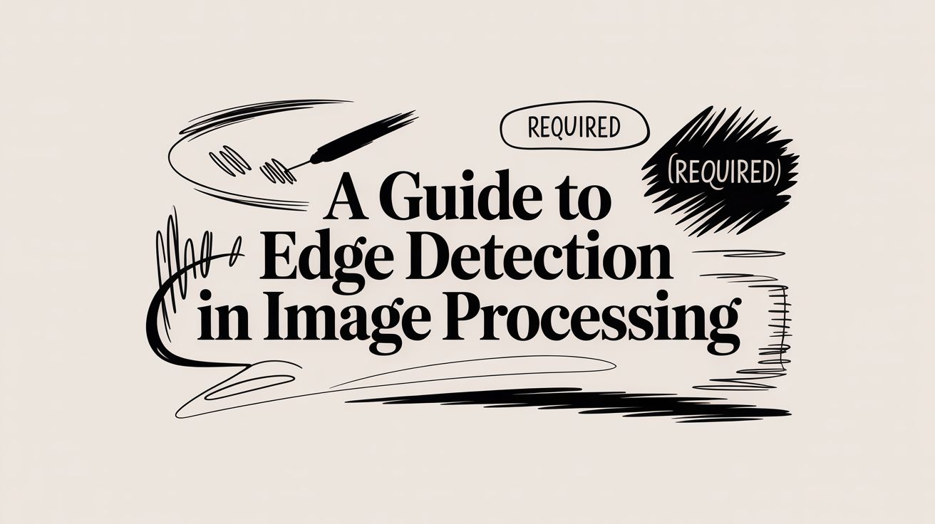 A Guide to Edge Detection in Image Processing
