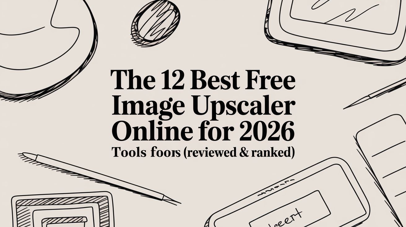 The 12 Best Free Image Upscaler Online Tools for 2026 (Reviewed & Ranked)
