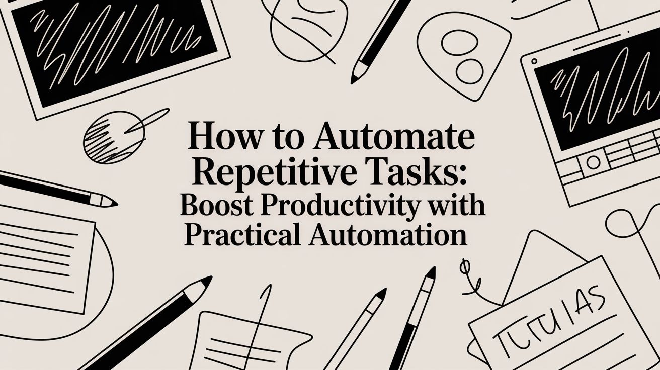 How to automate repetitive tasks: Boost productivity with practical automation
