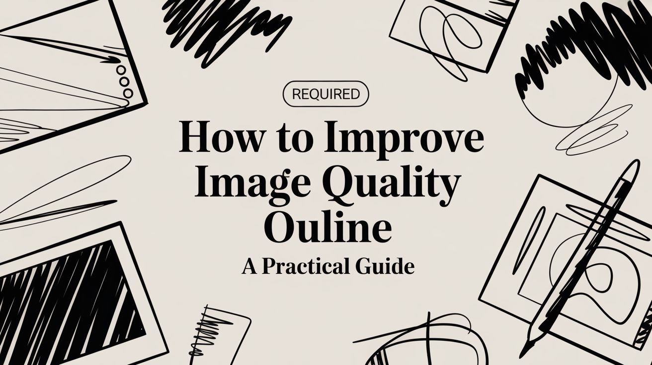 How to Improve Image Quality Online A Practical Guide